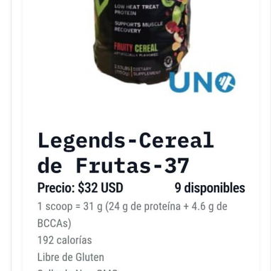 Protein Legends 37 diferentes sabores - 2/4