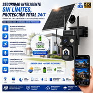 Cámara vigilancia continua 24/7. Wifi. Solar. Recargable - Img 55736091