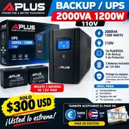 APLUS 2000, VA BACKUP 1200 W NUEVO EN CAJA - Img 57956728