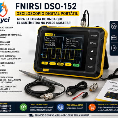 Osciloscopio digital portátil FNIRSI DSO-152 - 2/5