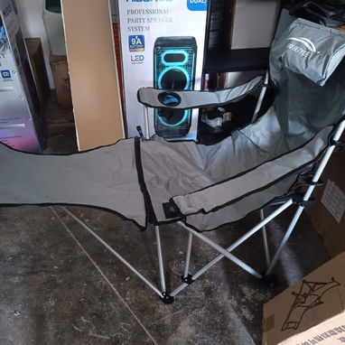 Silla Plegable Reclinable para Playa y Camping con Reposapiés (CV) - Img 123931807