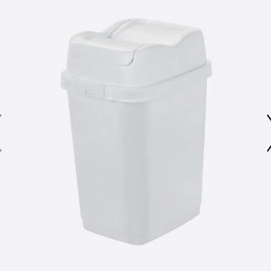 🛒 Cestos de basura con tapa basculante y de pedal – 10 litros - 4/8