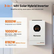 Inversor Solar Híbrido Humsienk 8kW 48V 110/120V Dual MPPT - Img 57641782