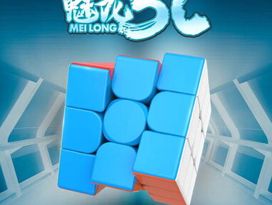 Cubo de Rubik 3x3 Moyu Meilong 3C de velocidad - Puzle de calidad - Img main-image-40777236