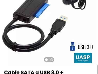 Adaptador SATA a USB 3.0 para disco 2.5" y 3.5" - Img 60859082