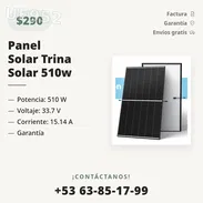 Energía solar: panel Trina de 510W con garantía - Img 56998320