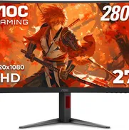 TIZA,MONITOR GAMING AOC DE 27" CURVO CON 0,3 MS Y 280 HZ NEW CAJA 5/847/73/91 - Img main-image-50012227