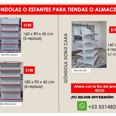 🛠️ ¡GRAN OFERTA! ESTANTES DE ALMACENAMIENTO Y DE MERCADO 🛠️ - 3/10