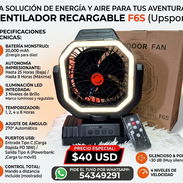 Ventilador recargable F6S - Img 58188954