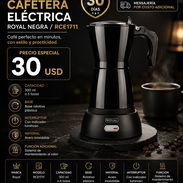 CAFETERA ELÉCTRICA ROYAL NEGRA/ RCE1711 Nuevas en caja - Img 55950710