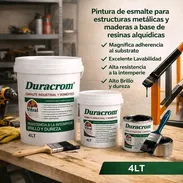 PINTURA DE ACEITE ESMALTE PARA REJAS PUERTAS Y VENTANAS MADERA Y METAL ORIGINAL SELLADA - Img 58098758