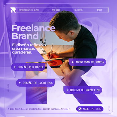 ✦ RAFARTCREATIVO Diseñador Gráfico ✦ Diseño con propósito. Marcas que dejan huella. ✦ Hablemos de tu próxima marca ✦ - 2/2