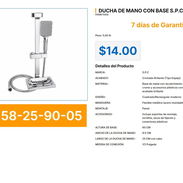 DUCHA DE MANO CON BASE S.P.C . - Img 57236905