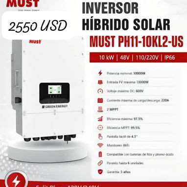 El mejor modelo de inversor Must de 3 kwh de la Habana - 4/4
