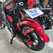 Bici moto Halcon en negra y rojas 48v 50ah 120km por carga - Img 55356346