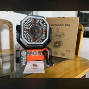 Ventilador portátil F6 con iluminación led - Img 55056922
