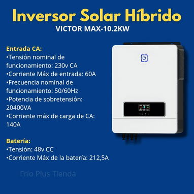 INVERSOR SOLAR HÍBRIDO 10.2KW - Img 118964816
