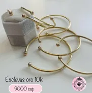 Esclavas de oro 10k. LM joyería. Garantía incluída en la compra. Mensajería disponible - Img 50620641
