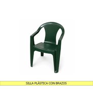 SILLA PLÁSTICA CON BRAZOS - Img 55759404