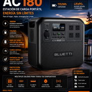 Estacion de carga portátil BLUETTI AC 180. 🔹 Potencia de salida de 1800W continuos (pico de hasta 2700W). - Img 55786957