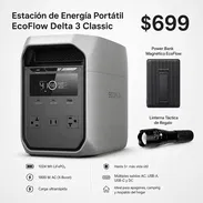 ECOFLOW DELTA 3 CLASSIC 1024WH 1800W + POWER BANK + LINTERNA $699 ENVÍO DISPONIBLE + GARANTÍA - Img 50584397