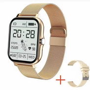 Smartwatch Y13 con manilla de acero y otra de goma - Img 54504203