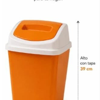🗑️ Cesto Multiuso con Tapa 12L – Práctico y Resistente  💲 Precio: 10 USD. Uso Práctico.  📞56249037 - Img 125183162