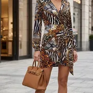 Vestido de mujer animal pring - Img 53145389