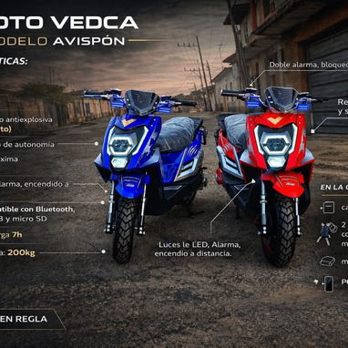 *🛵 Moto Eléctrica VEDCA Modelo Avispón 🛵* - Img 119422079