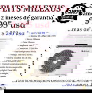 Split de 1 tn marca milexus nuevo - Img 49423932