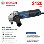 Pulidora Bosch profesional 720W 220v nueva en su caja - Img 58278609