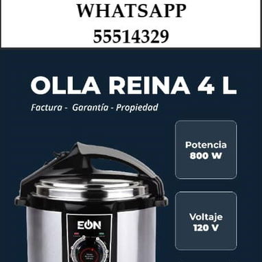 Combo olla Reina de 4L y arrocera de 1.8L con 6 meses de garantía - Img 118737799