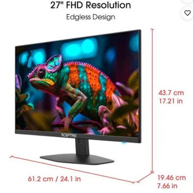 Monitor Gaming Sceptre 27” FHD 100Hz 1ms - Img 127351453