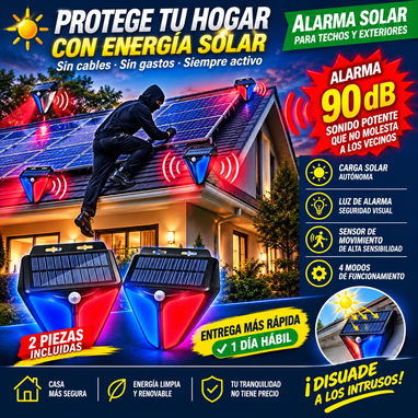 Alarmas contra intrusos paneles solares - 3/3