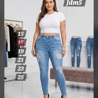 Pantalón de mujer tallas Plus XL-4XL - 5/10