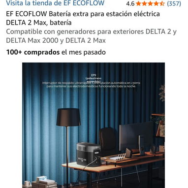 bateria extra ecoflow delta 2 nueva en su caja - 3/4