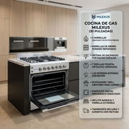 Cocina Gas Milexus 30 Pulgadas 510 USD 🚚 Transporte Gratis + Factura, Garantía y 5 Hornillas con Encendido Magneto - Img 58382527