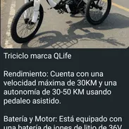 Triciclo Qlife en Rebaja - Img 56288728