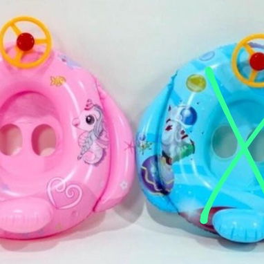 Salvavidas para niños rosa y amarillo - Img 124257130