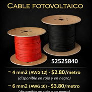 Venta de cable solar, oferta por cantidad - Img 56003970