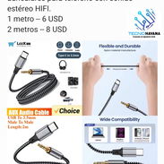 Cables tipo C a minijack 3.5mm de varios tamaños - Img 51412781
