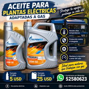 Aceite para plantas eléctricas adaptadas a gas - Img 57677108