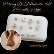 Variados modelos de aretes de oro 10k - Img 56958241