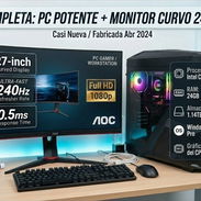 Computadora de escritorio completa Intel i5 11ª Gen+Monitor Gamer Curvo AOC 27" 240HZ - Img 55559636