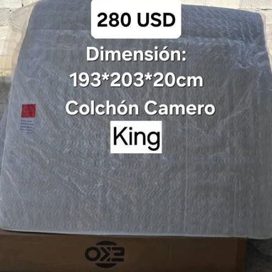 Colchón Camero Queen Sellados Al Vacío. Domicilio Incluído en La Habana - Img 117336180