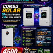 Combo solar 16 kilos en batería y 10 kilos en inversor - Img 55999183