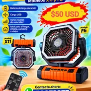 Ventilador recargable Modelo X11 $50 USD - Img 57900405