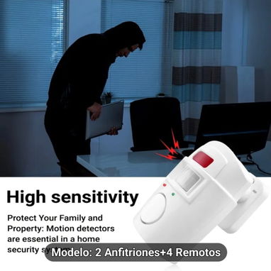 Alarma de Sensor de Movimiento Infrarrojo - Img 124248269