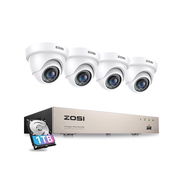 KIT DE 4 CÁMARAS DE SEGURIDAD ZOSI 3K LITE + DVR + DISCO DURO 1TB – VIGILANCIA 24H - Img 58182259