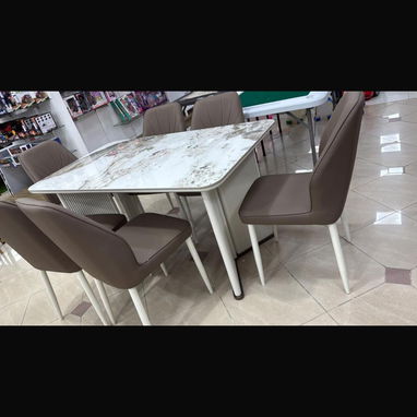 Juegos de comedor con imitacion marmol - Img 121990814
